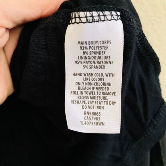 Leith Womens Plus Sz 1X Pencil Satin Midi Skirt Front Ruched Knot Metallic - Picture 5 of 6